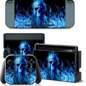 Blue Skull - Nintendo Switch Console skin