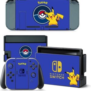 Pikachu- Nintendo Switch Console skin