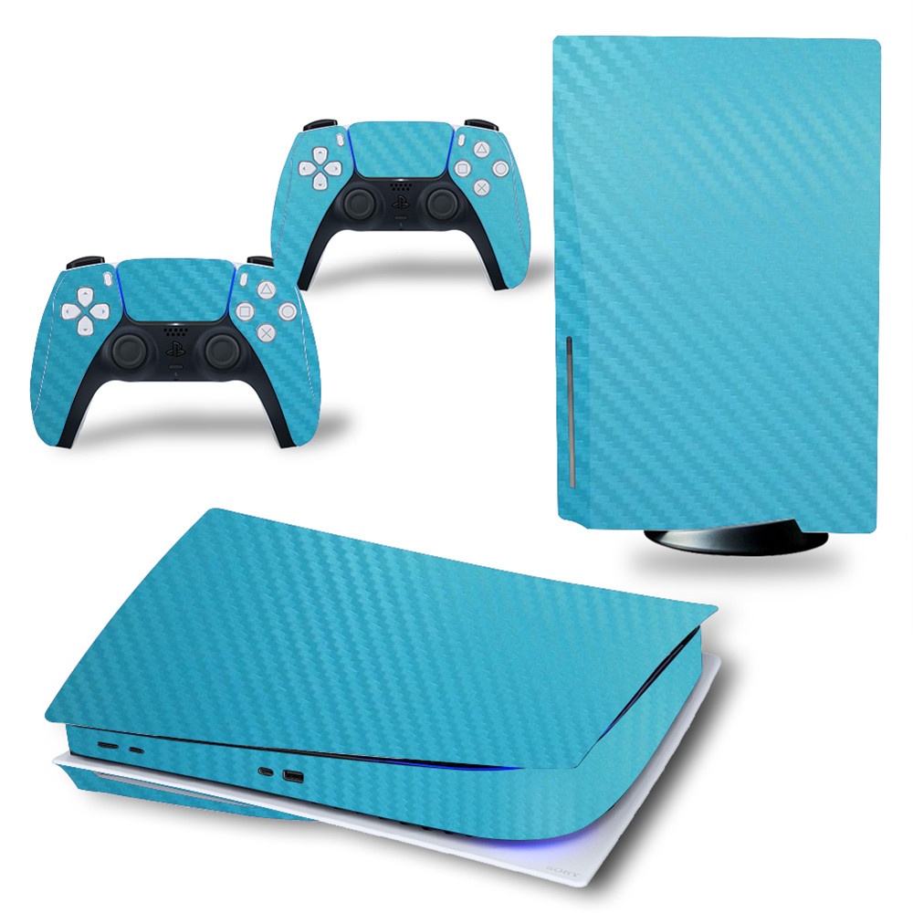 Carbon Blue- PS5 Skin