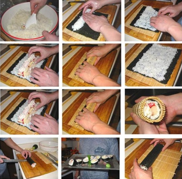 Sushimakers - Bamboe - Sushimat - Rijstlepel - Sushiset