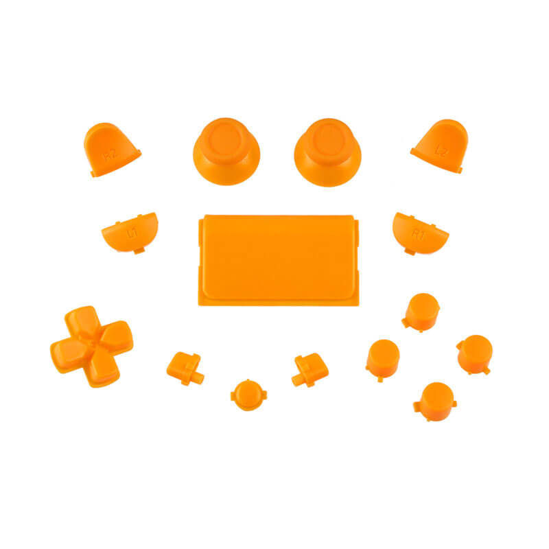 PS4 controller button V2 replacement set oranje