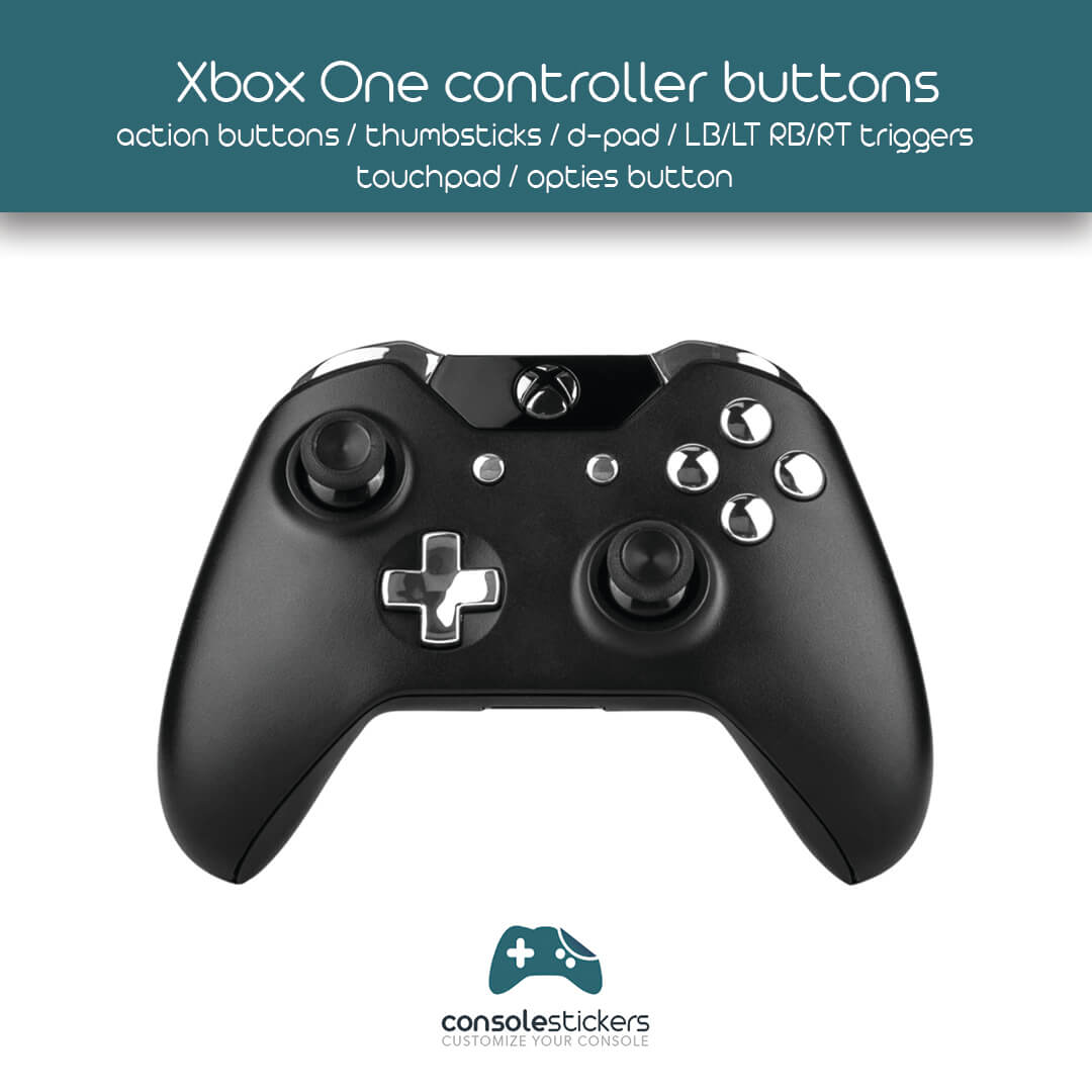 Xbox One Controller Buttons Pro Chrome Groen - Afbeelding 2