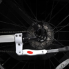 Fietsstandaard universeel - Mountainbike zijstandaard - MTB standaard - Wit aluminium - in hoogte verstelbaar