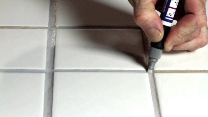 Voegenstift voor tegels kleur grijs