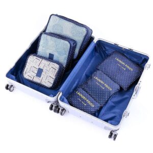 Packing Cubes Set Blauw cirkel