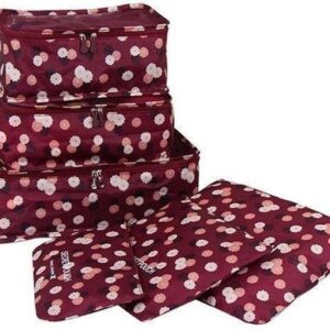 Packing Cubes Set Rood Bloem