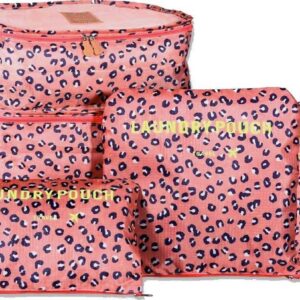 Packing Cubes Set Roze Print