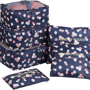 Packing Cubes (set van 6) - Donkerblauw