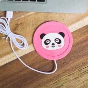 Mok warmer - verwarmde onderzetter - cup warmer - USB koffie warmer Panda