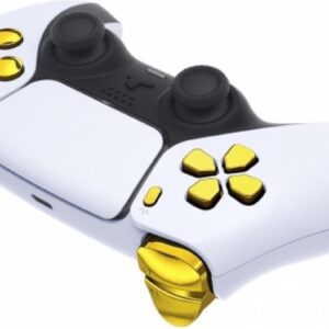 Ps5 button set goud chrome zijkant