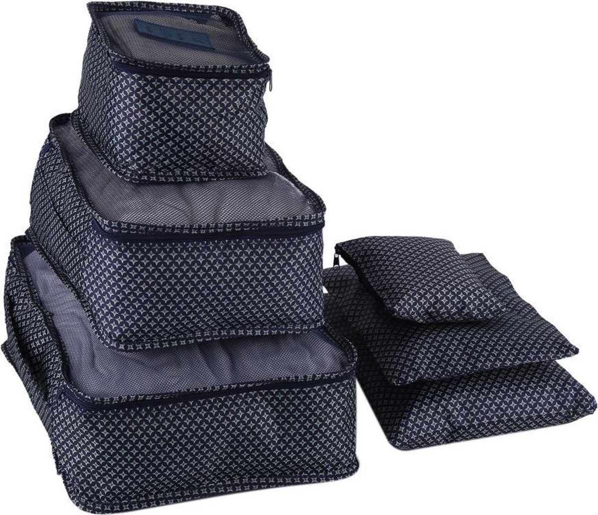 Packing cube blauw groen