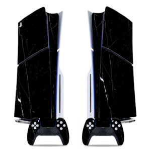 Zwart marmer - PS5 Slim Skin