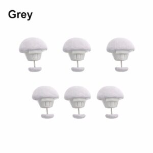 Dekbed clips grijs - 6 stuks