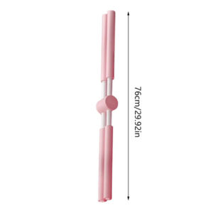 Roze yoga stick postuur corrector van circa 77 cm