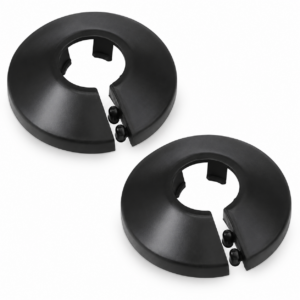 Klemrozet verwarmingsbuis set zwart 15-17mm
