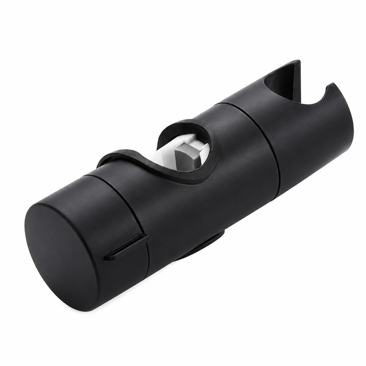 Glijstuk Douchekophouder – 19-25 mm – Mat Zwart