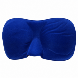 Drukvrij slaapmasker blauw – vrijstaand productbeeld