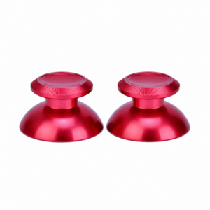 Thumb grips chroom rood – twee stuks